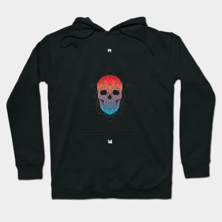 Abstract Geometrical Skull art Hoodie